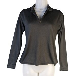 Vintage Patagonia Small Capilene Lightweight Base Layer 1/4 Zip Womens Black